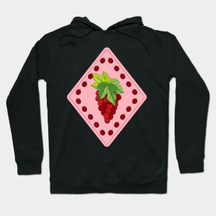 Cute Grape Stamp Hoodie